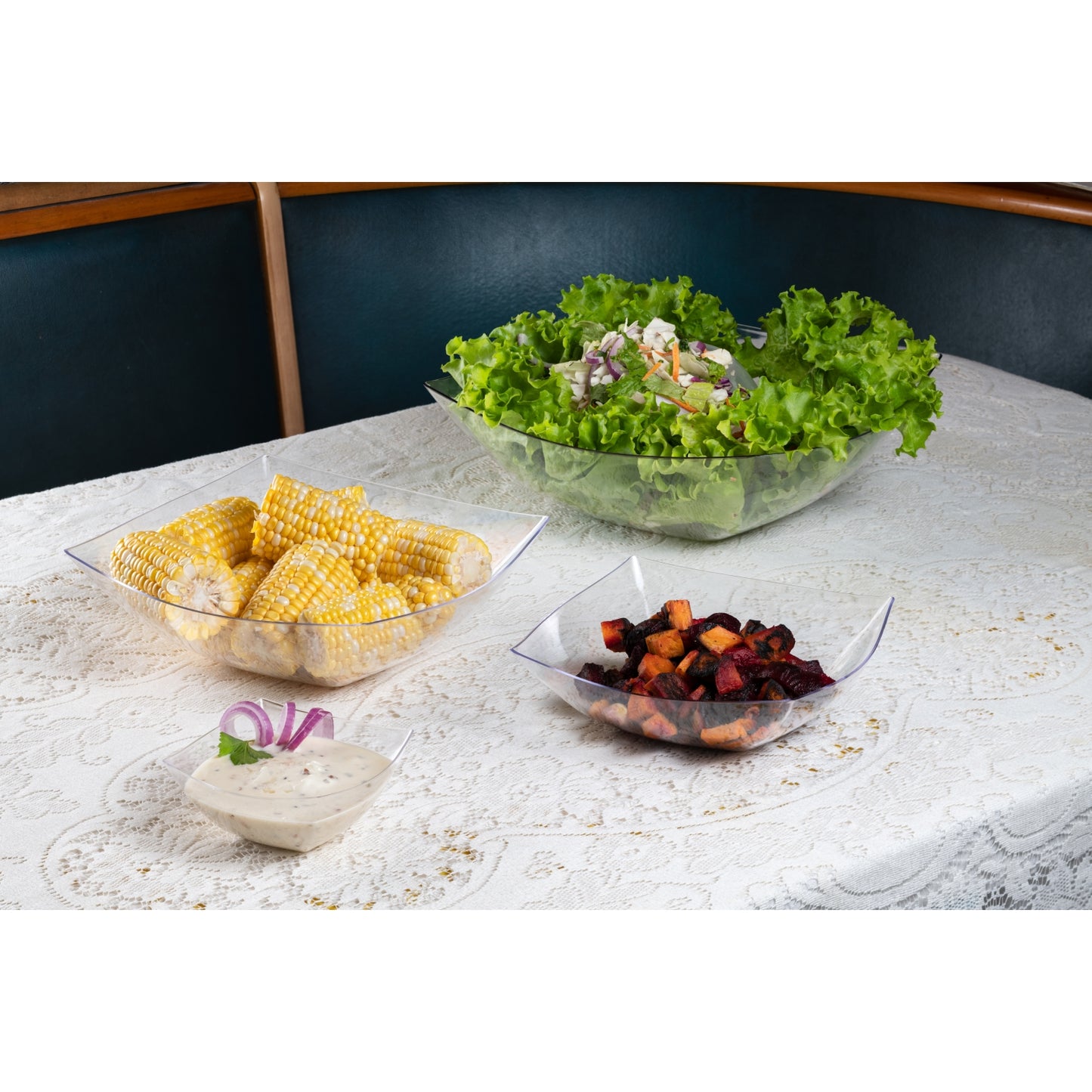 8oz Convex Bowl - Clear