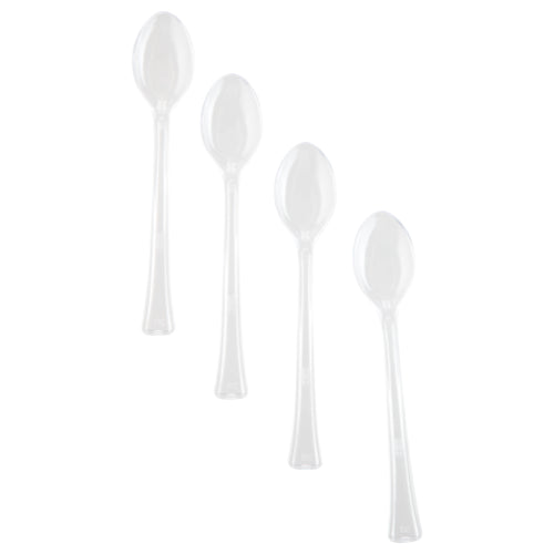 Case of 50 - Clear Plastic Tasting Spoons - 48 ct.
