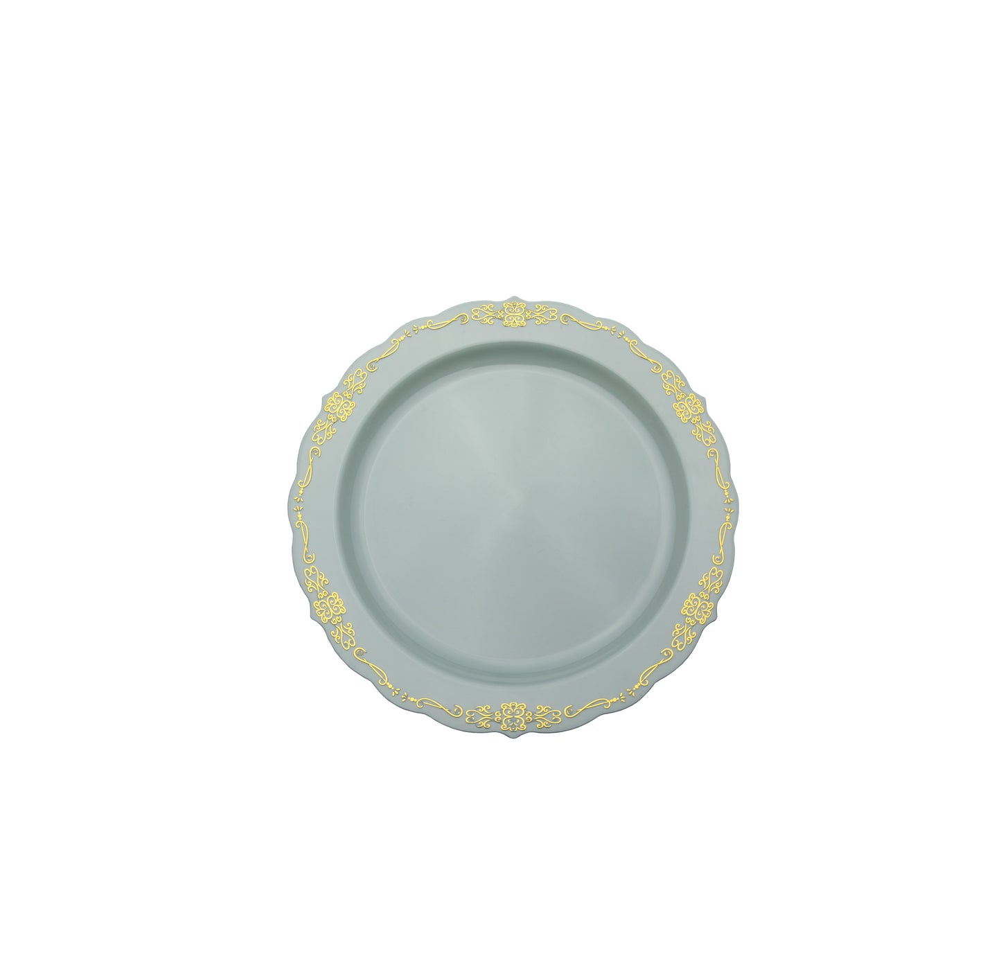7.5 In. Robin Blue Victorian Design Plates - 20 Ct.