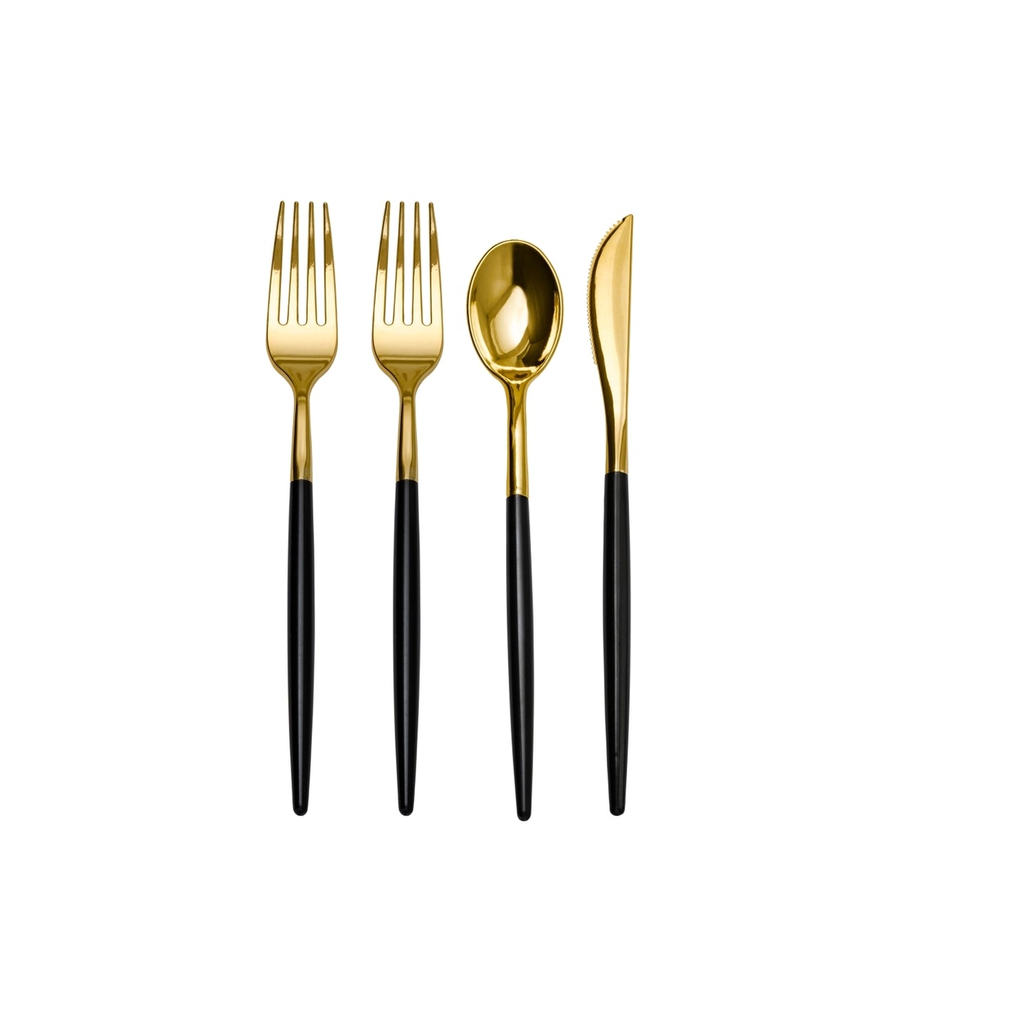 Trendables Spoons Black/Gold - 20 Ct.