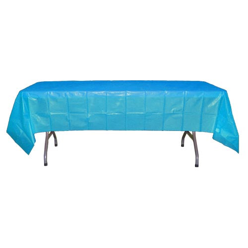 Turquoise Plastic Tablecover 54" X 108" Case Of 96
