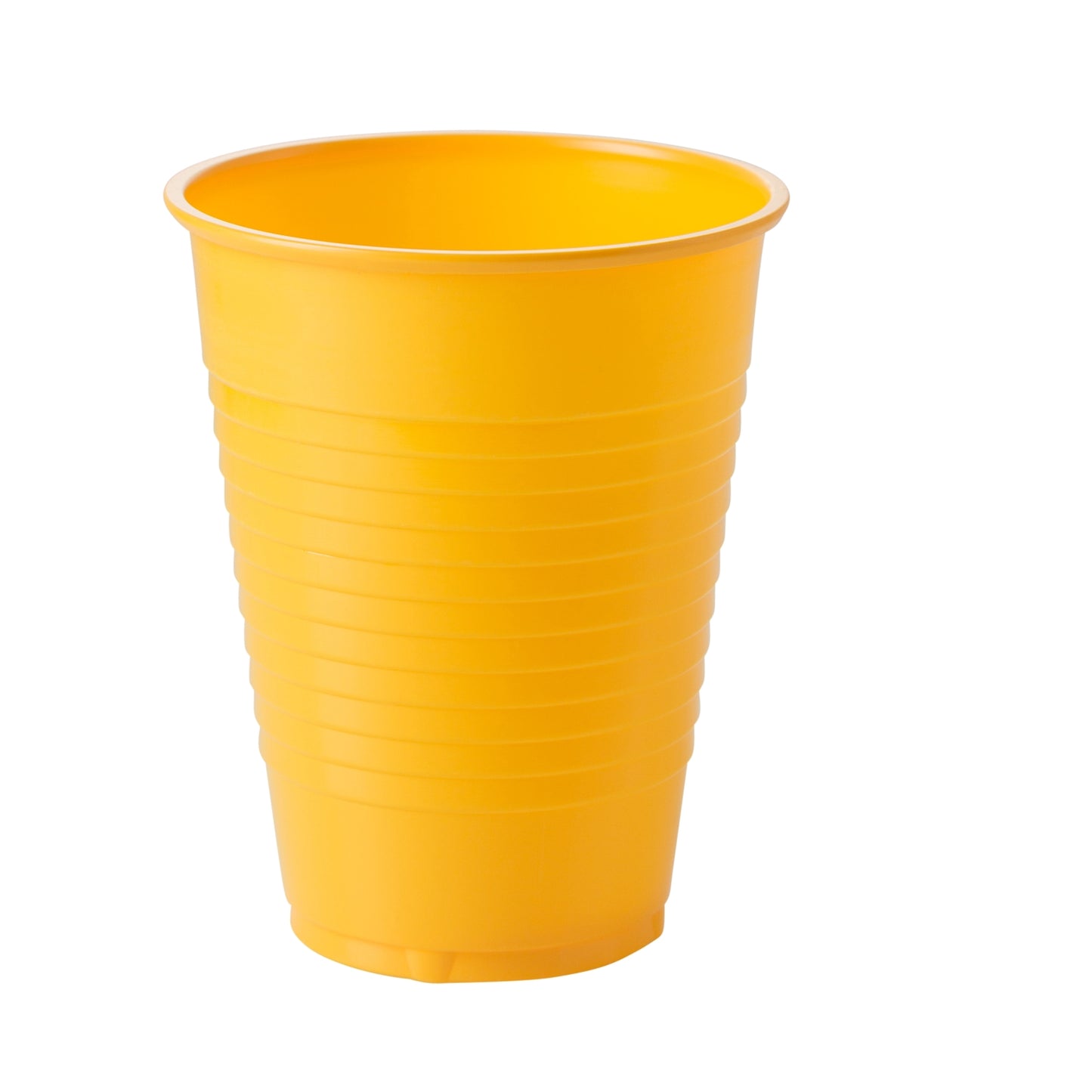 Case of 36 - 12 oz. Plastic Cups 16 ct. - Yellow