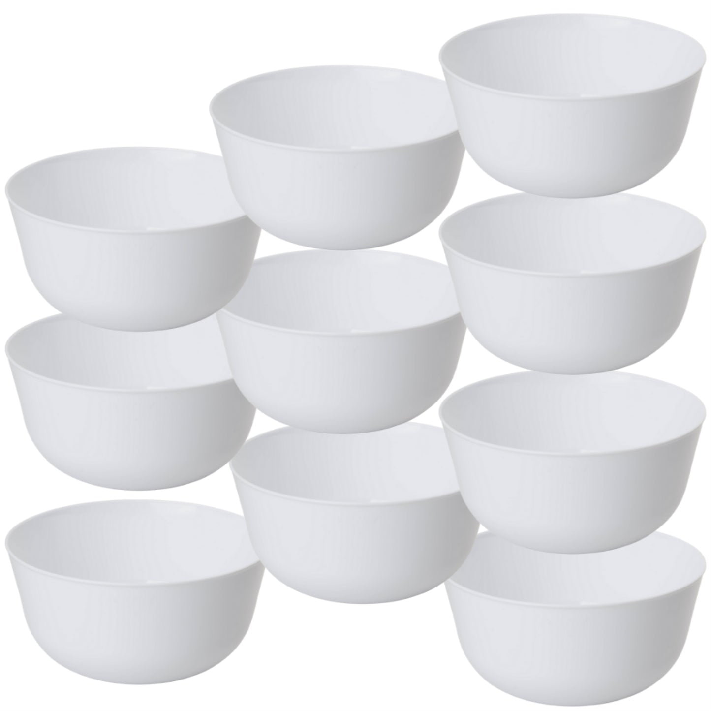 Trend Glass Look Gold Plastic Bowls - 10 Ct.