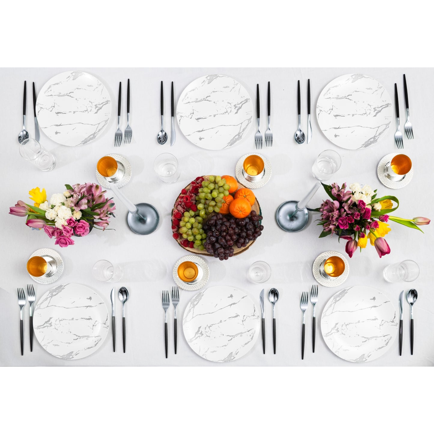 Trendables Spoons Black/Silver - 20 Ct.