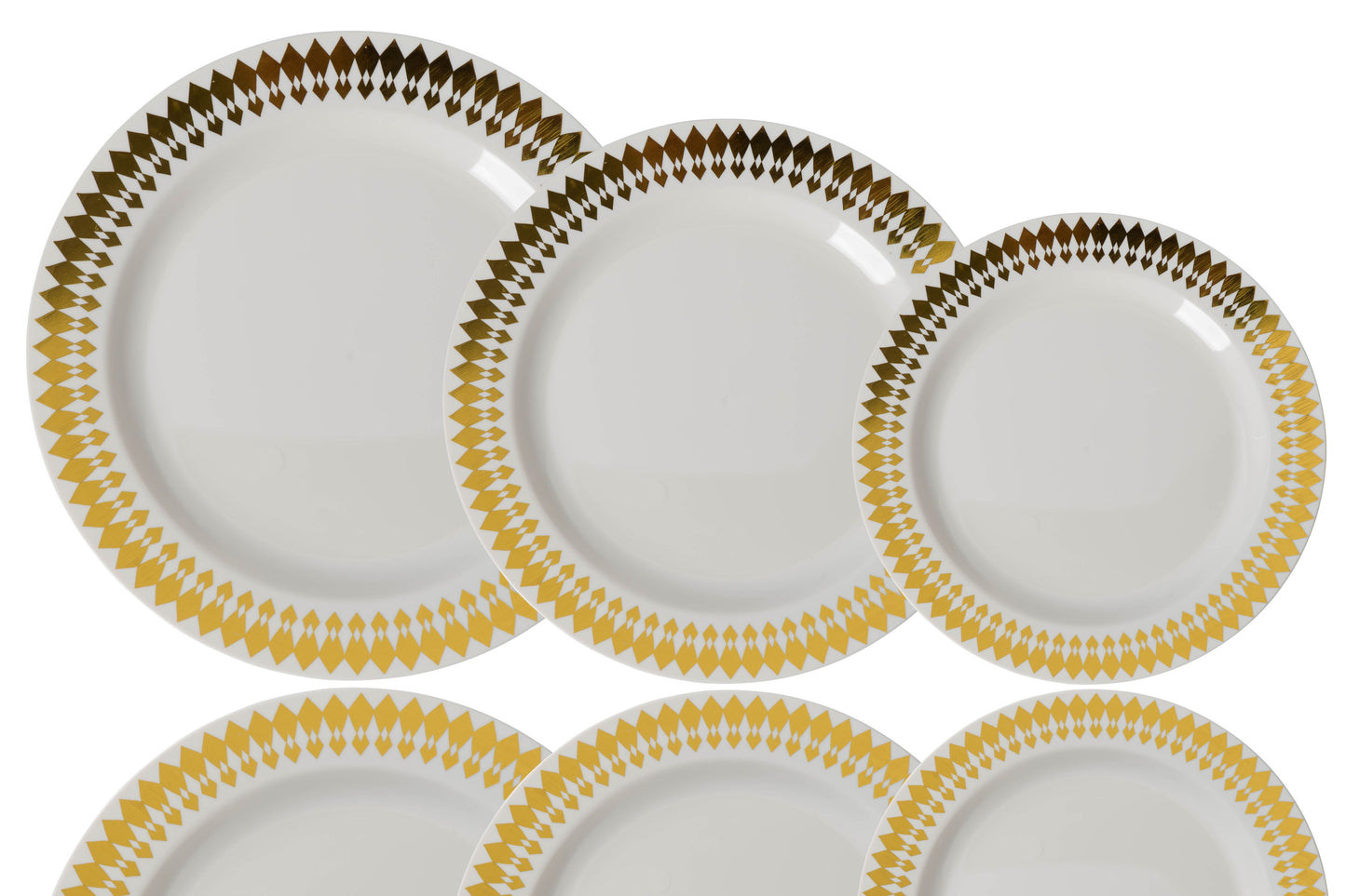 Case of 12 - Gold Brilliance Premium Bowls - 10 ct.