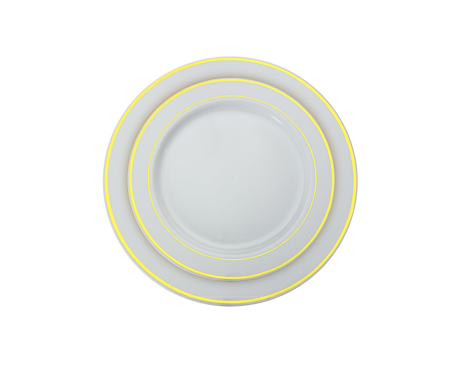 Case of 12 - 9" Gold Line Premium Plates - 10 ct.