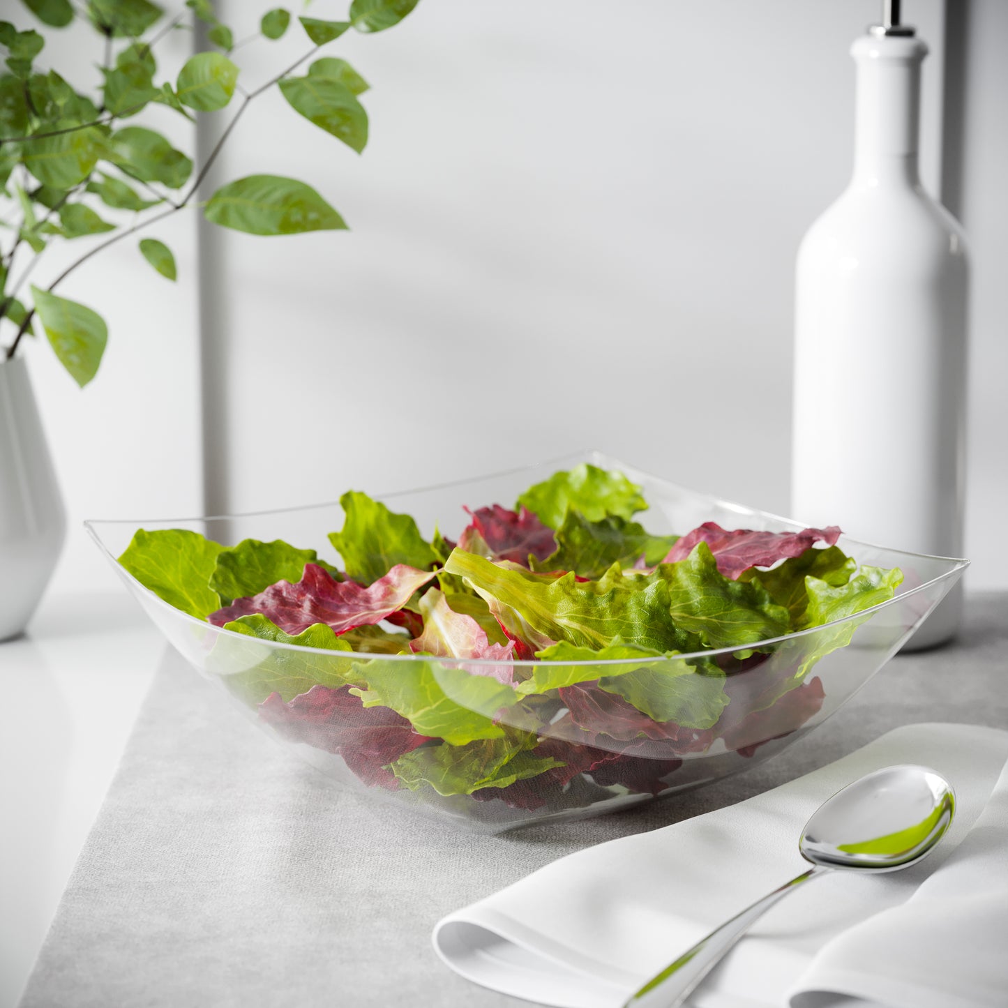 128oz Convex Bowl - Clear