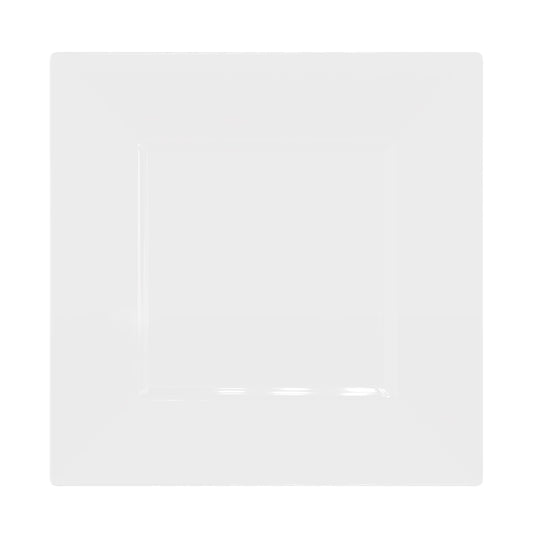 10.75 In. Clear Square Plates - 10 Ct.