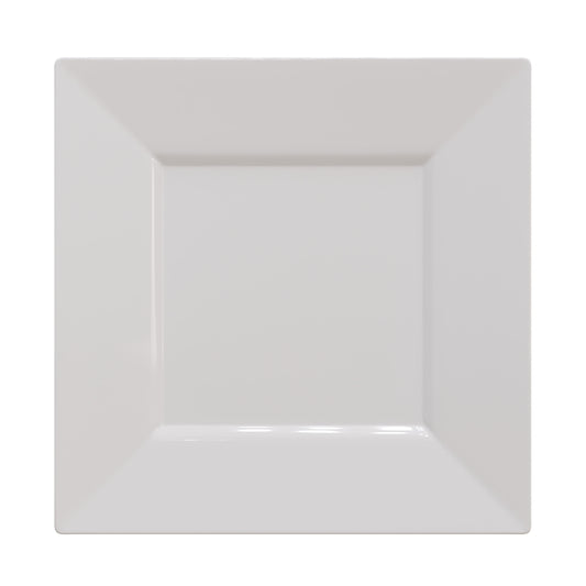 10.75 in. White Square Plates - 10 Ct.