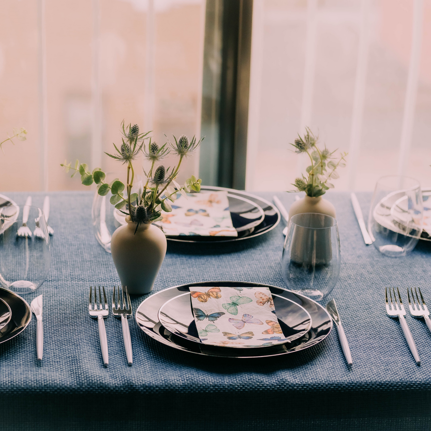 10" Classic Navy Design Plates (10)