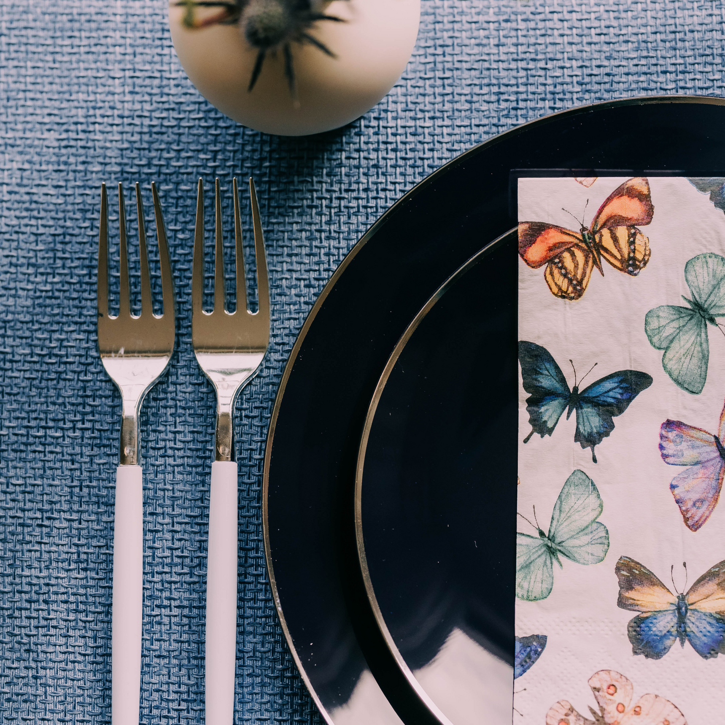 10" Classic Navy Design Plates (10)