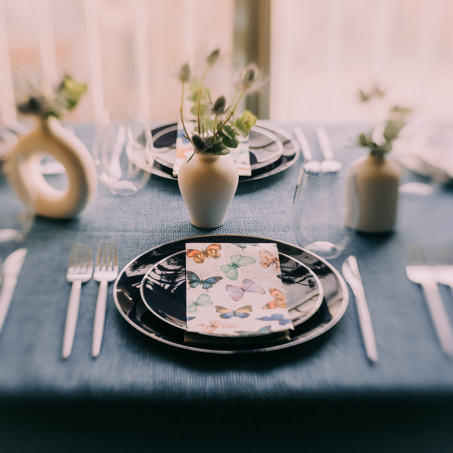 10" Classic Navy Design Plates (10)