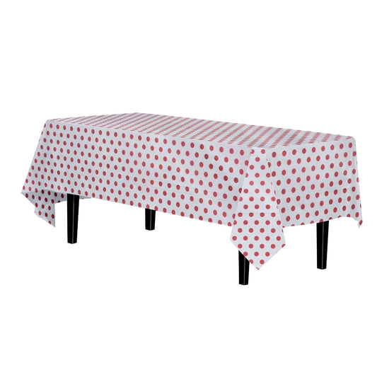 Red Polka Dot Table Cover