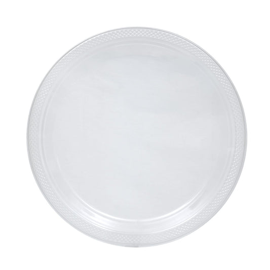 10 In. Clear Plastic Plates - 50 Ct.