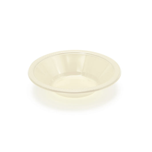 12 oz Ivory Plastic Bowls (50)