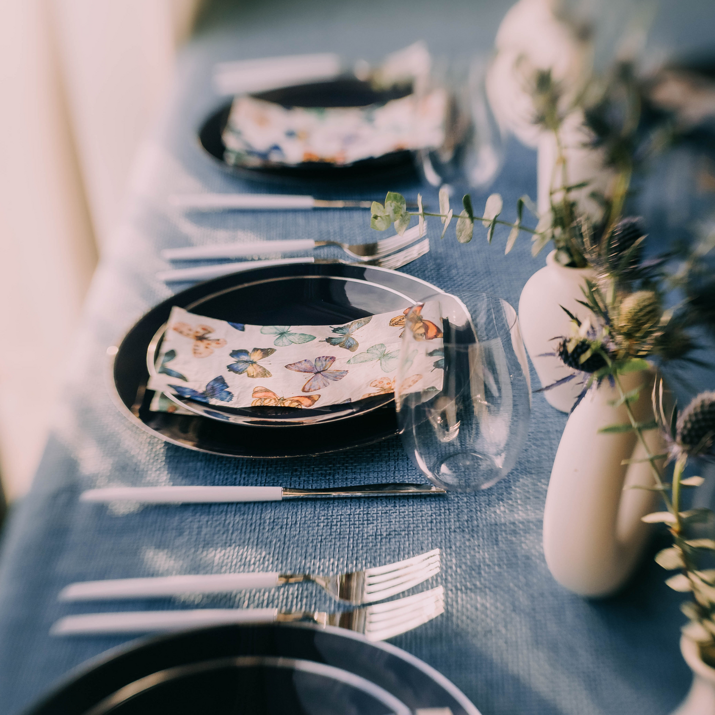 10" Classic Navy Design Plates (10)
