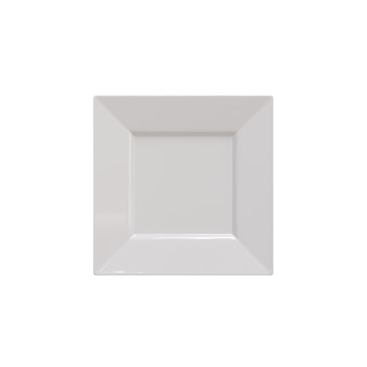 6.5 In. White Square Plates - 10 Ct.
