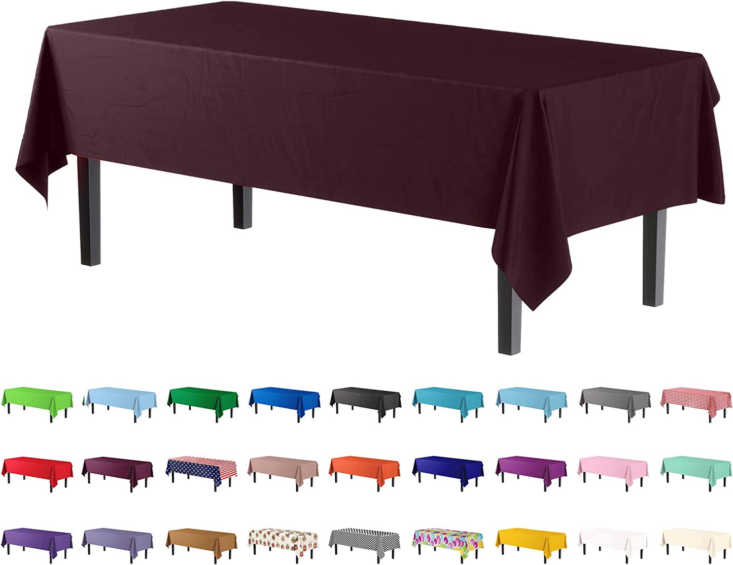 Case of 96 - *Premium Quality* 54" X 108" Rectangle - Brown