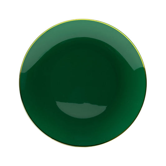 10" Classic Green Design Plates (10)
