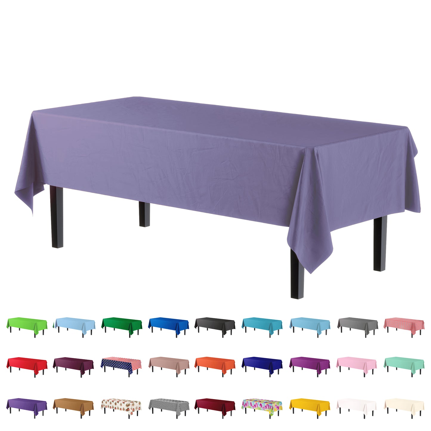 Case of 96 - *Premium Quality* 54" x 108" Rectangle - Lavender