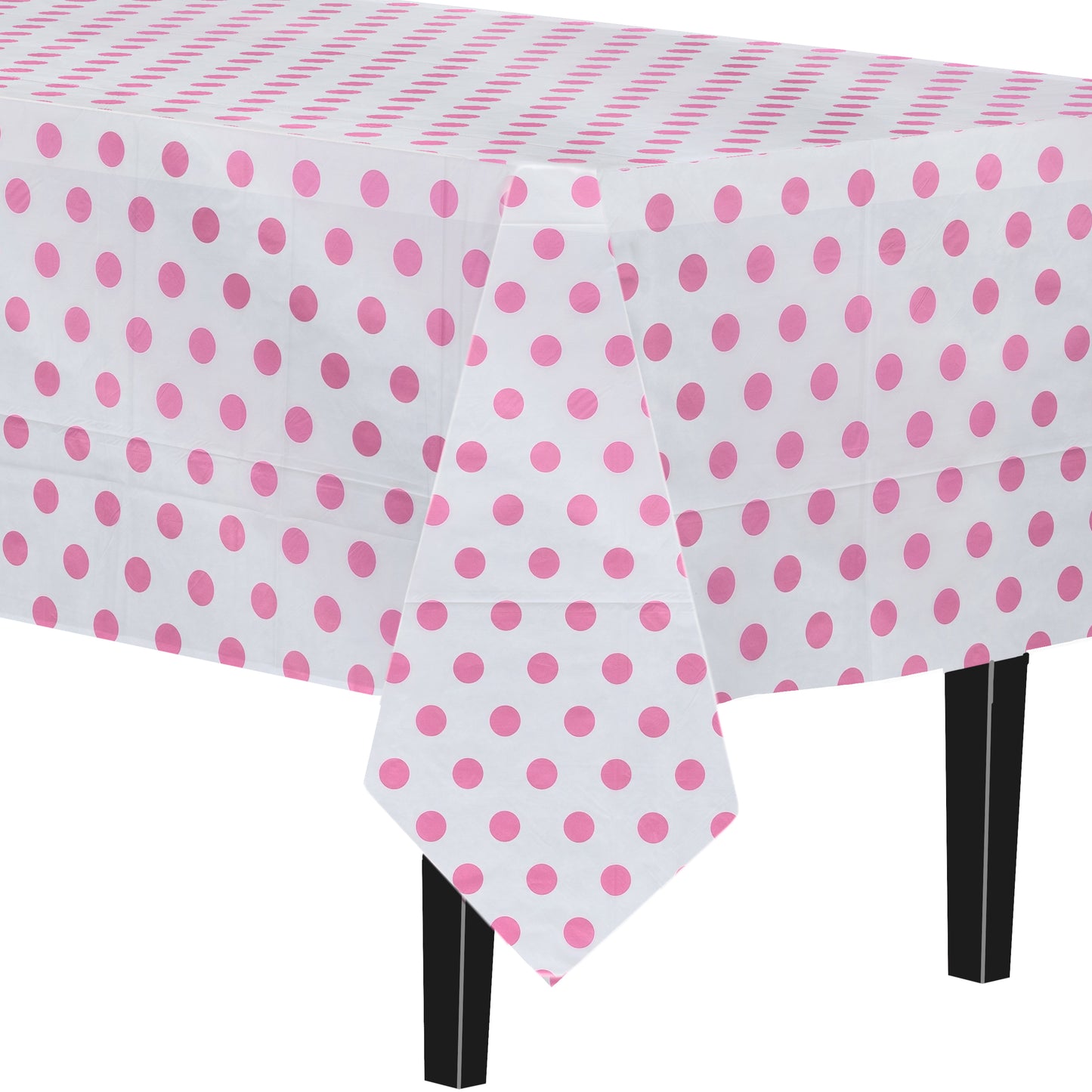 Pink Polka Dot Table Cover
