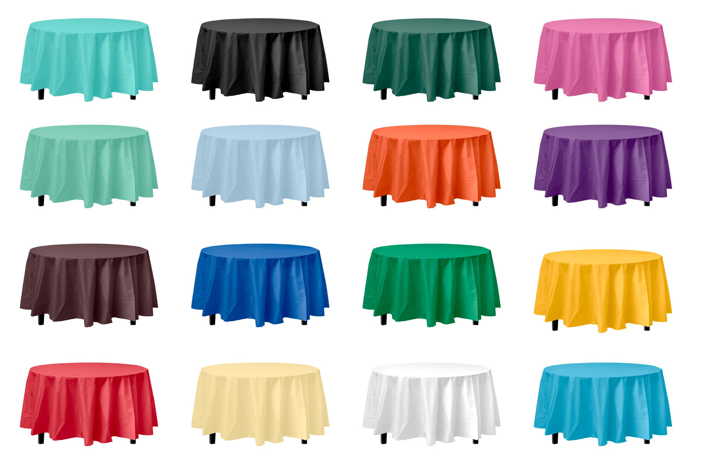Premium Round Purple Table Cover