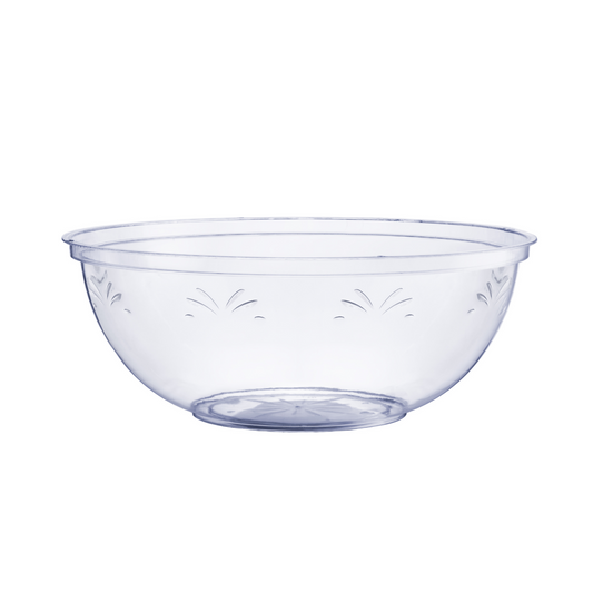 10 In. Clear Round Salad Bowl - 96 oz