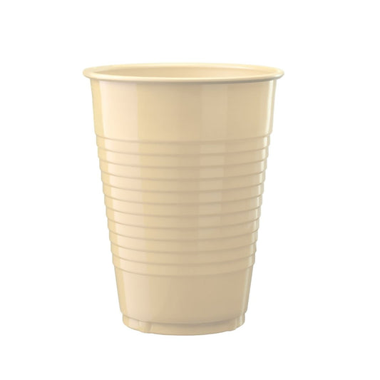 12 Oz. Ivory Plastic Cups - 50 Ct.