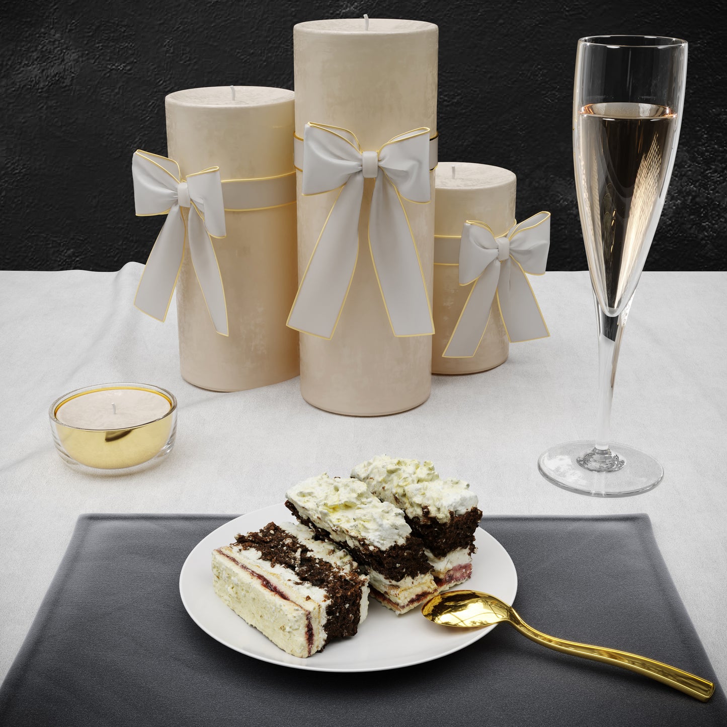 6" Trend White Plastic Plates - 10 Ct.