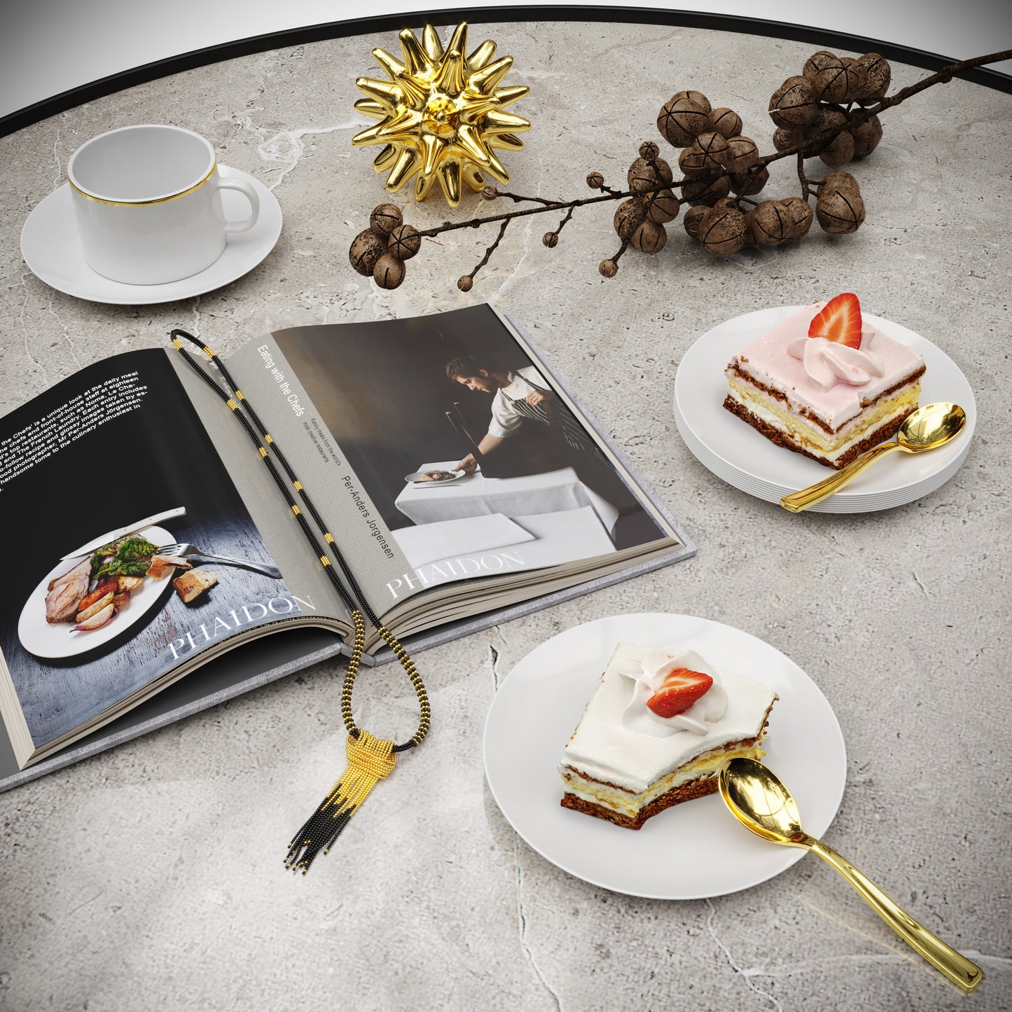 6" Trend White Plastic Plates - 10 Ct.