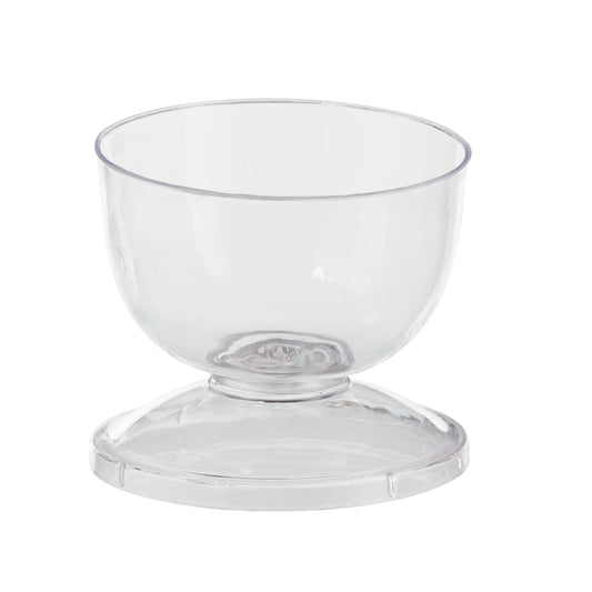 Case of 24 - 2.75" Clear cup with lid - 20 ct.