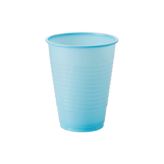 Case of 12 - 12 oz. Plastic Cups 50 ct. - Light Blue