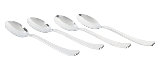 Exquisite Classic Silver Plastic Tea Spoons - 20 Ct.