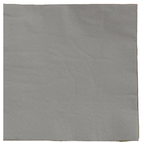 Silver Luncheon Napkins - 50 Ct.
