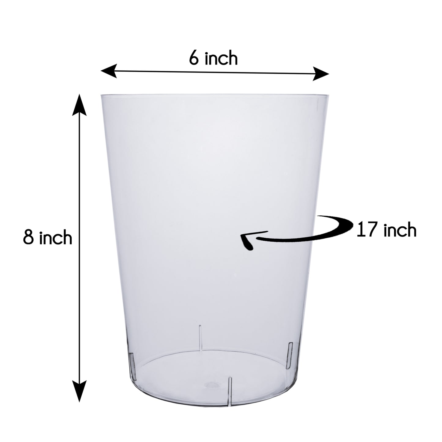 96oz Clear Ice Bucket