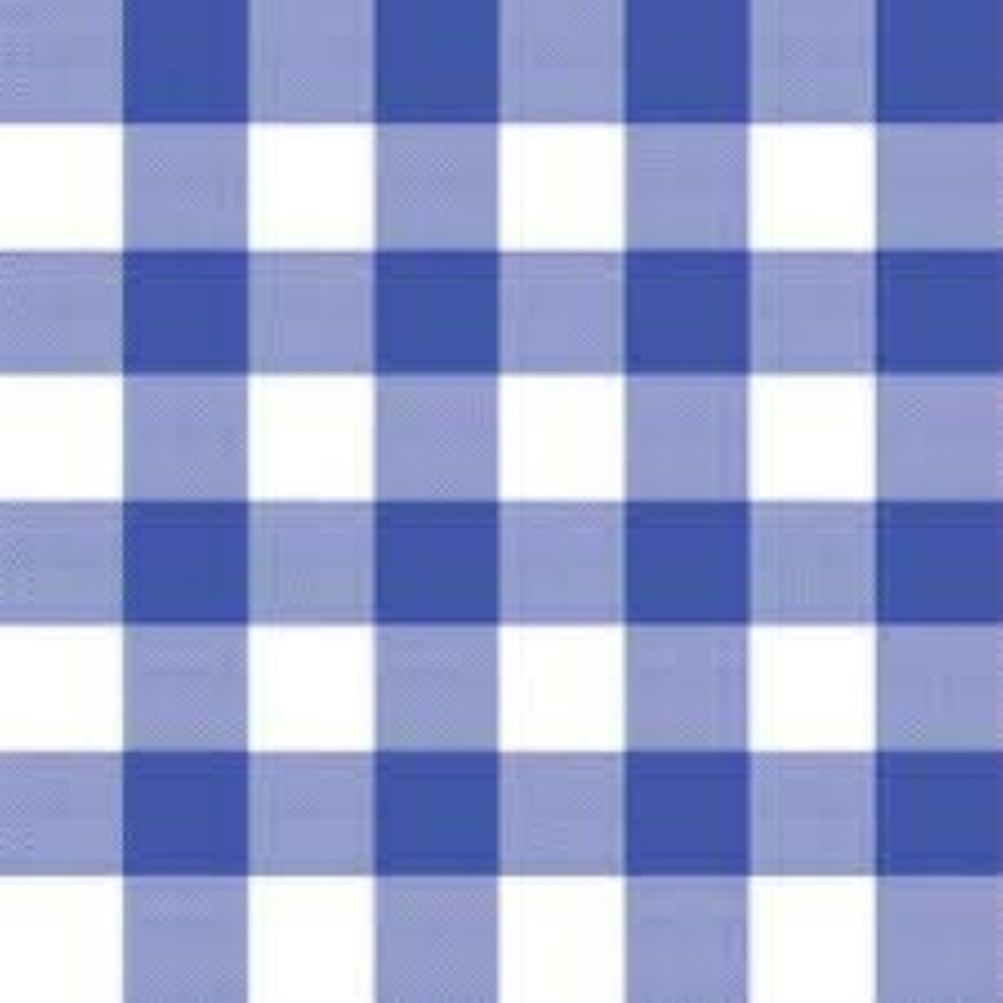 Blue Gingham Table Cover