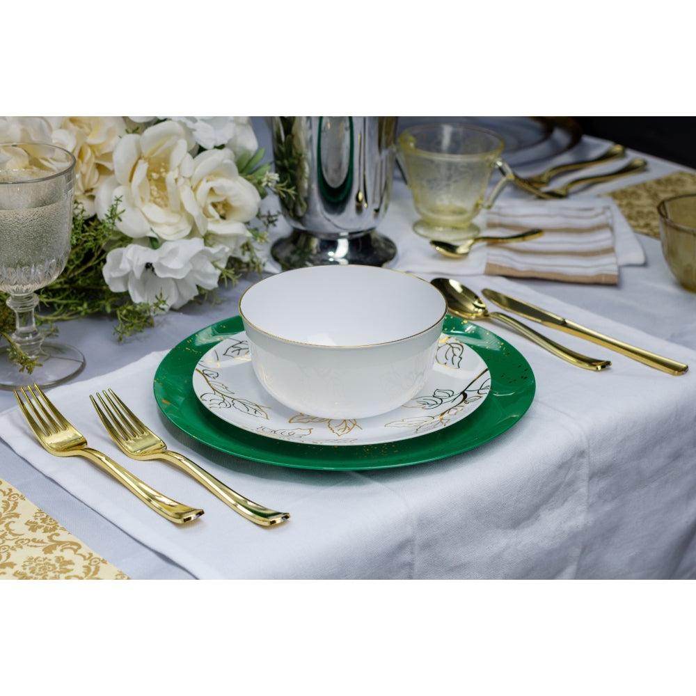 Case of 12 - 8" Matiz Design Plastic Plates (10)