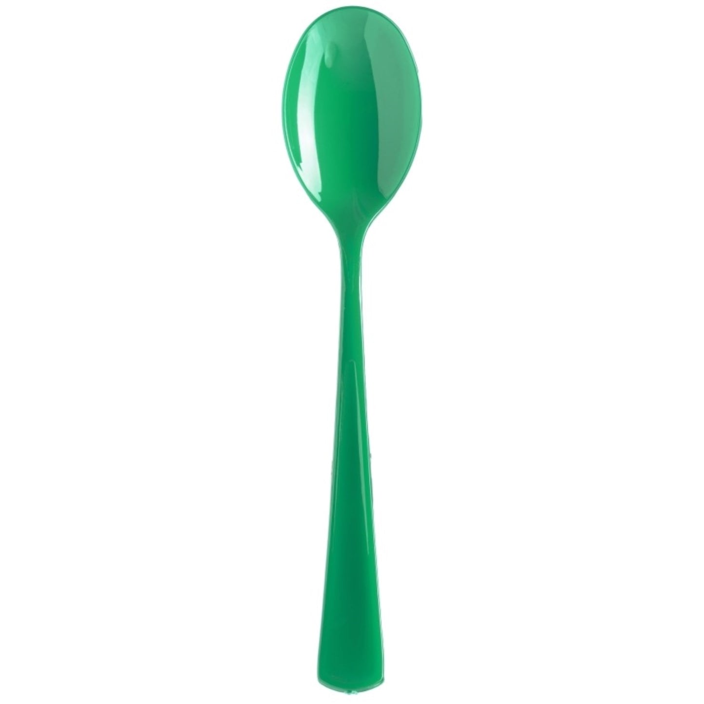 Heavy Duty Emerald Green Plastic Spoons - 50 Ct.