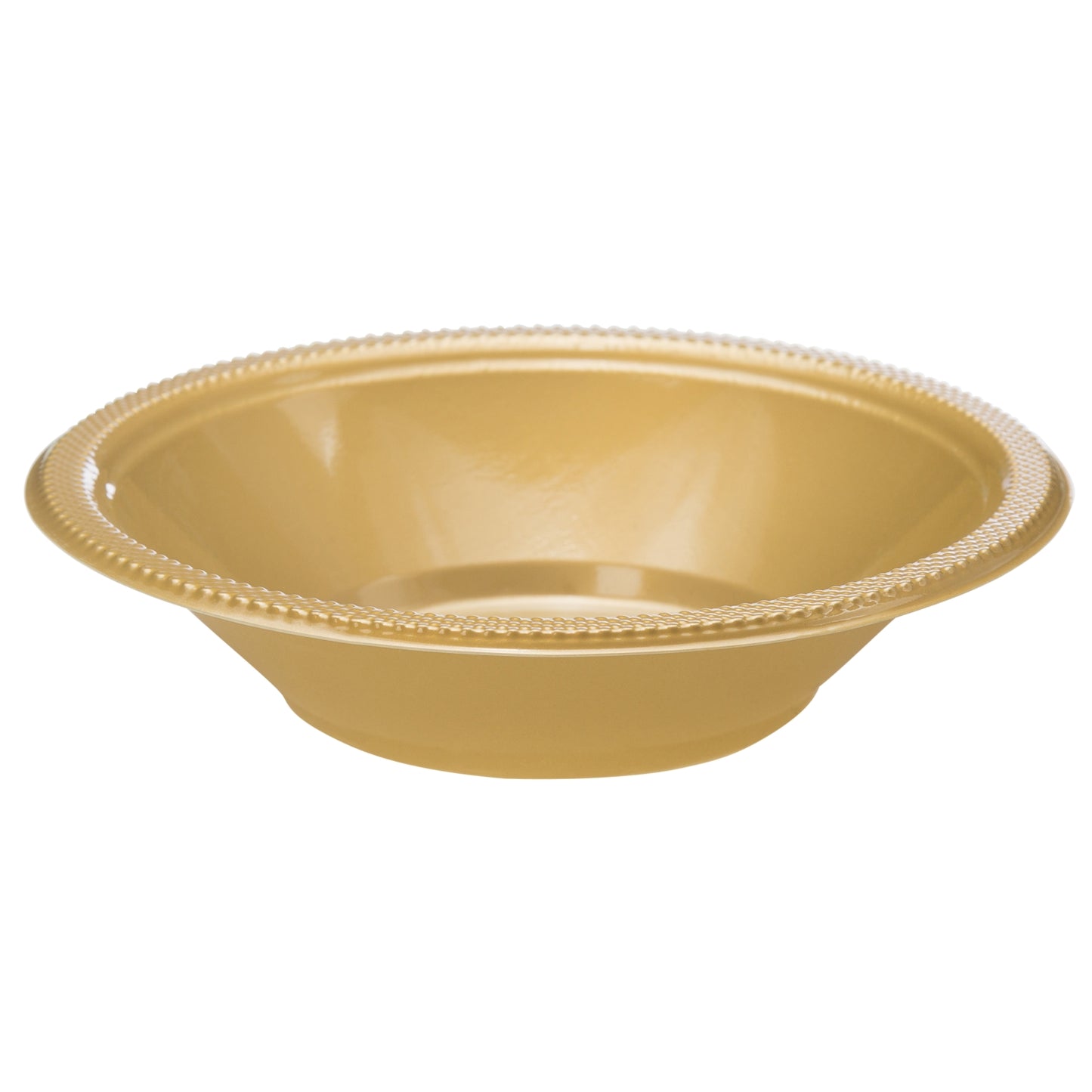 Case of 12 - 12 oz. Plastic Bowls 50 ct. - Gold