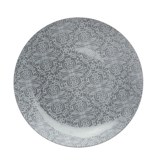 Case of 12 - 10" Ornamental Design Plastic Plates (10)