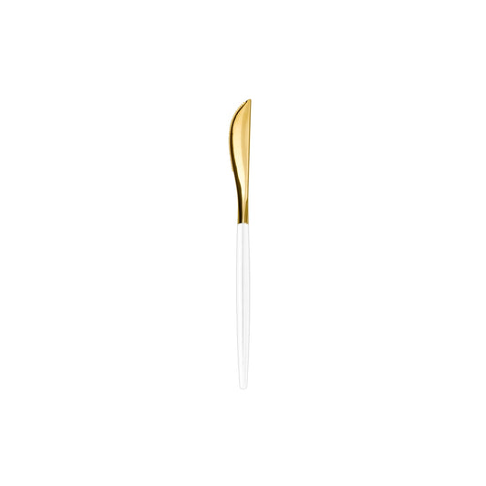 Case Of 24 - Trendables Knives White/Gold - 20 Ct.