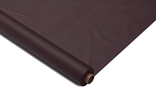 Premium Quality Plastic Table Cover Banquet Rolls 40" X 300' (Brown)