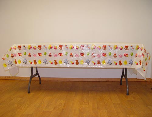 Baby Designs Plastic Table Cover