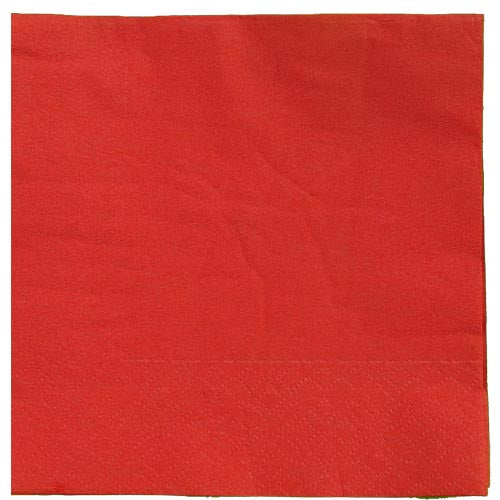 Red Beverage Napkins - 50 Ct.