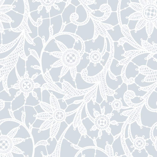 Round White Lace Table Cover