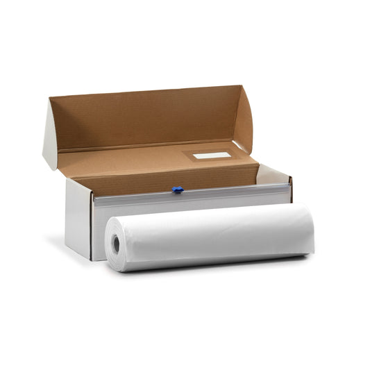 54" X 100' Select A Size Table Cover - White