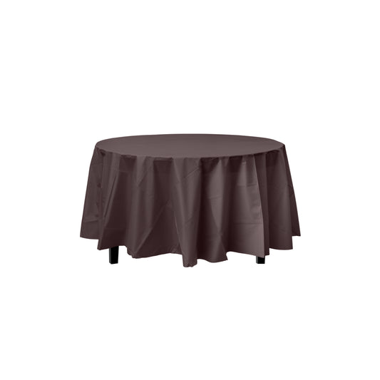 Premium Round Brown Table Cover