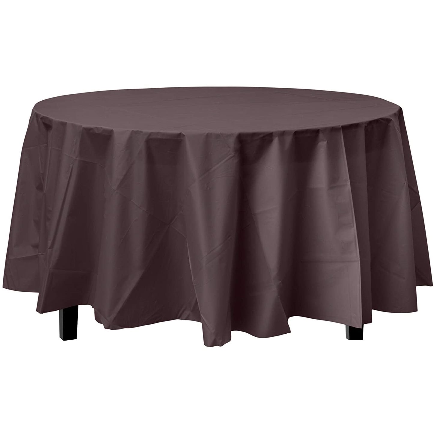 Premium Round Brown Table Cover