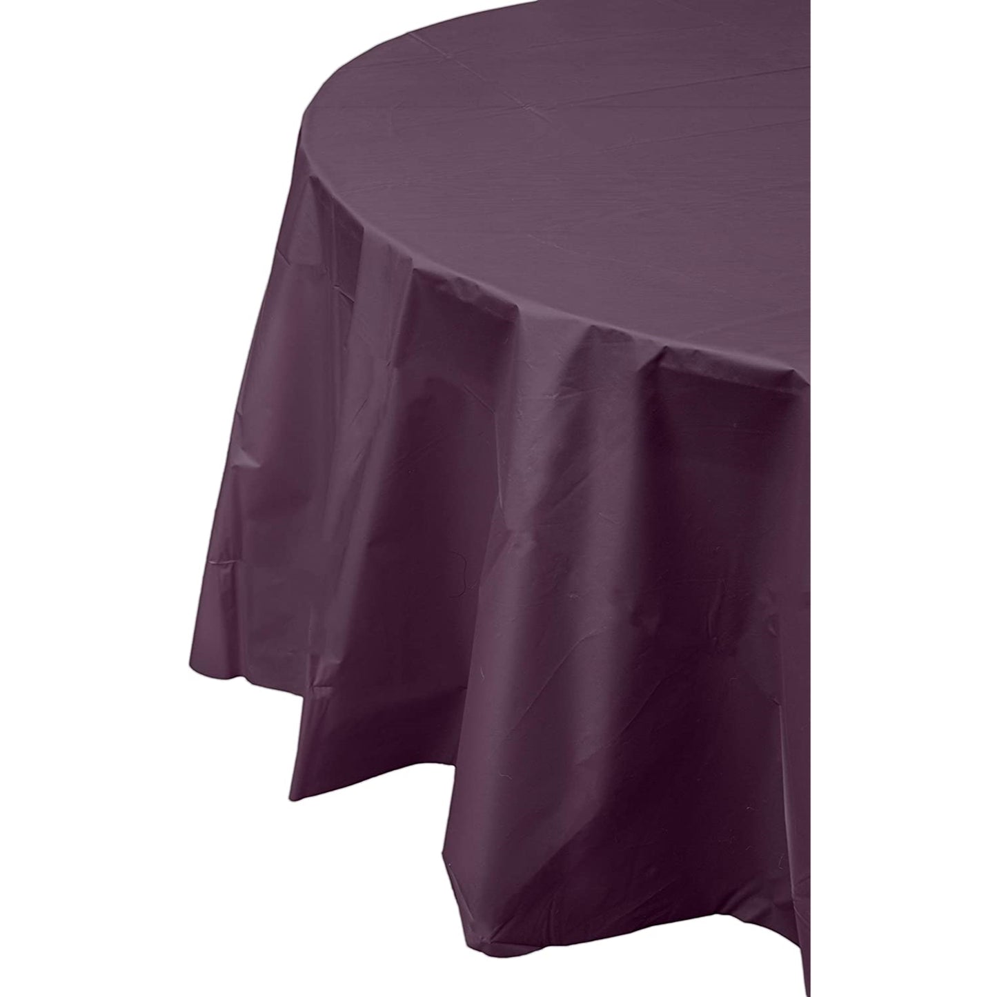 Premium Round Plum Table Cover