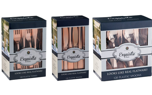 Case Of 6 - Exquisite Classic Rose Gold Combo Pack - 360 ct.